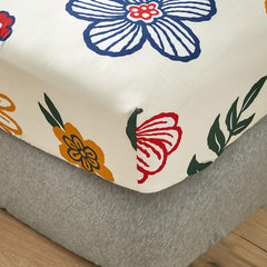 Queen Size Fitted Bed Sheet with Elastic Band King Size Bed Cover Floral Style sabanas cama 150 Sheets (no pillowcase)