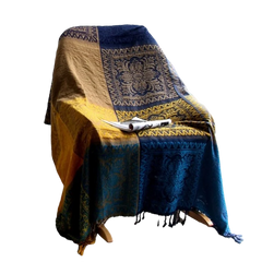 Textile City Ins Retro Sofa Decor Towel Mediterranean Nepal Plaid Patchwork Throw Blanket Heavy Sofa Cover Bedspread 220x260cm