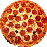 Warm coral fleece tortilla pizza blanket mexican round shape lavash wool sofa plaid plush bedspread winter throw blanket