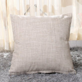 Solid Linen Sofa Waist Cushion Cover 40*40/45*45/50*30/50*50/55*55/40*60cm Throw Pillowcase Office Home Decor Pillow Case