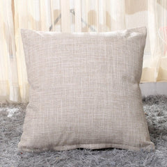 Solid Linen Sofa Waist Cushion Cover 40*40/45*45/50*30/50*50/55*55/40*60cm Throw Pillowcase Office Home Decor Pillow Case