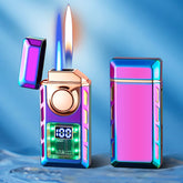 Rechargeable Piezo Pulse Windproof Cigarette Lighter