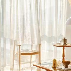 Nostalgia Sparkling Sheer Curtains Champagne House Decoration Living Room Decoration Bright Streamer Tulle Curtain Customize