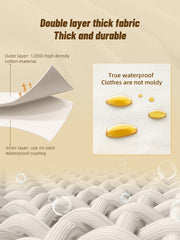 Fabric Foldable Storage Organizer Large Capacity Home Storage Box for Clothes Quilt Blanket Wardrobe Clothing Organizer