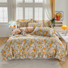 100% Cotton Quilt Cover Adults Kids Duvet Cover Printed Comforter Cover Home Bed Linen funda nordica Bed Cover (No Pillowcase)