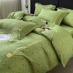 100% Pure Cotton Bedding Set Printing Quilt Cover Set King Size Duvet Cover Set Skin Friendly Fabric Bedding Cover Set