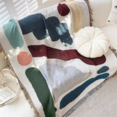 Yarn Dyed Woven Throw Blanket Sofa Cover Jacquard Bed Blankets Funky Beach Picnic Blanket Ins Wall Tapestry Home Decor
