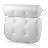 SPA Bath Pillow Bathtub Pillow with Suction Cups Neck Back Support Thickened Bath Pillow for Home Spa Tub Bathroom Accessories