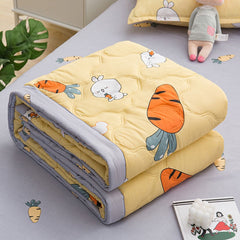 Daisy Print Spring Summer Quilt Queen Mechanical Wash Comfortable Comforter Single Double Blanket Quilts for Children Adults