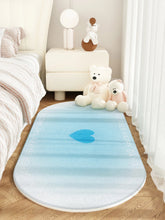 Valentine's Day Home Decoration Carpet Cute Gradient Color Bedroom Bedside Carpets Love Pattern Floor Mat Blanket Soft Rug Ковер