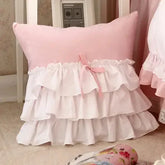Sweet cake layers decorative pillowcase cotton European style princess pillow case girls bedroom pillow cover (NO filler)