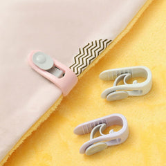 6Pcs/Set Quilt Non-Slip Fixing Clip Blanket Clip Duvet Sheet Fixer Anti-run Bed Sheet Quilt Fastener Sleep Anti-runing Device