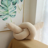 Textile City Nordic Ins 3D Teddy Velvet Geometric Shape Cloud Soft Comfy Circle Ball Pillow Sofa Cushion