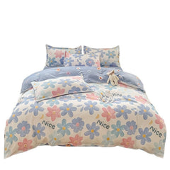 Bedclothes Bedding Set Duvet Cover Comforter Sets Bed Sheet Set Bedsheets Set with Pillow...220x240 Double Bed Spread Euro Linen