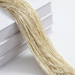 100x200CM Living Room String Curtain Shiny Tassel Silver Line Solid Color Window Home Door Divider Curtain