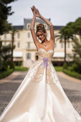 Sophie Beaded Strapless Evening Dress