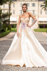 Sophie Beaded Strapless Evening Dress