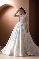 Victoria Beaded A-line Wedding Dress