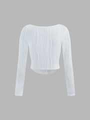 Myrtle Waves Square Neck Top