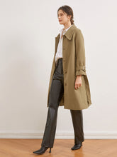 Leisurely Wool Trench Coat