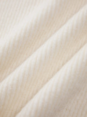 Ribbed Polo Collared Sweater