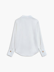 Leisure Button Up Pinstripe Oversized Shirt