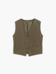 Utility Button Down Vest