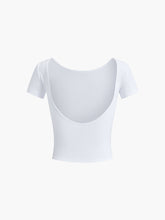 Basic Open Back Shirt