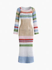 Coastal Cover Up Crochet Long Dress