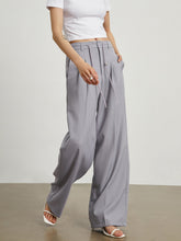 Drawstring Smart Wide Leg Pants