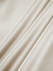 Satin Zippered Mini Skirt