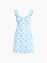 Butterfly Bouquet Floral Cup Detail Short Dress