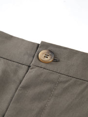 Linen Cotton Buttoned Flowy Maxi Skirt