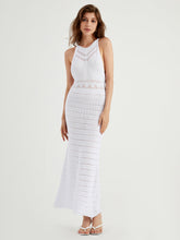 Sacred Dream Crochet Open Back Long Dress