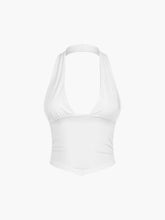 Halter Open Back Crop Top