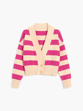 Macaron Melody Stripe Cardigan