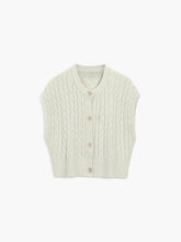 Utility Cable Knit Sweater Vest