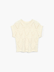 Cherry Picking Eyelet Sweater