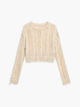 Ripped Knit Sweater