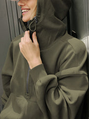 Been A Minute Pockets Crop Hoodie