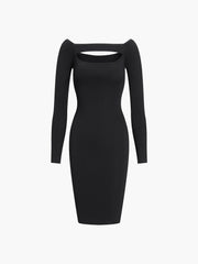 No Afterthought Off Shoulder Short Sweater Dress