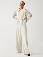 Modern Academia Pinstripe Two Piece Shirt