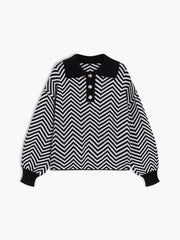 Herringbone Collar Sweater