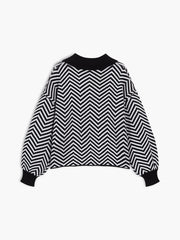 Herringbone Collar Sweater