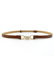 Close Your Eyes Leather Belt