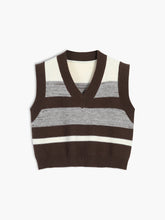 Let's Get Cozy Stripe Sweater Vest