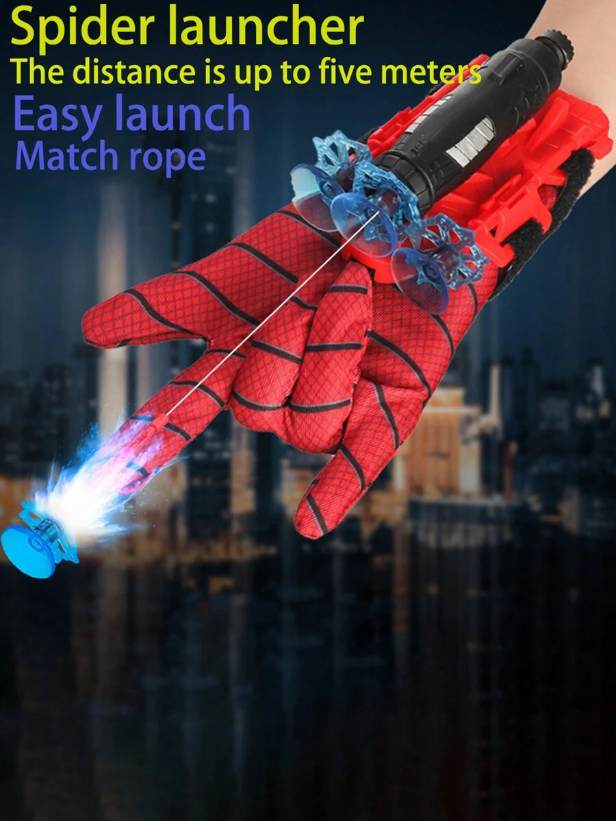 Glove Web Shooter Dart Blaster Launcher Toy Spiderman Costume