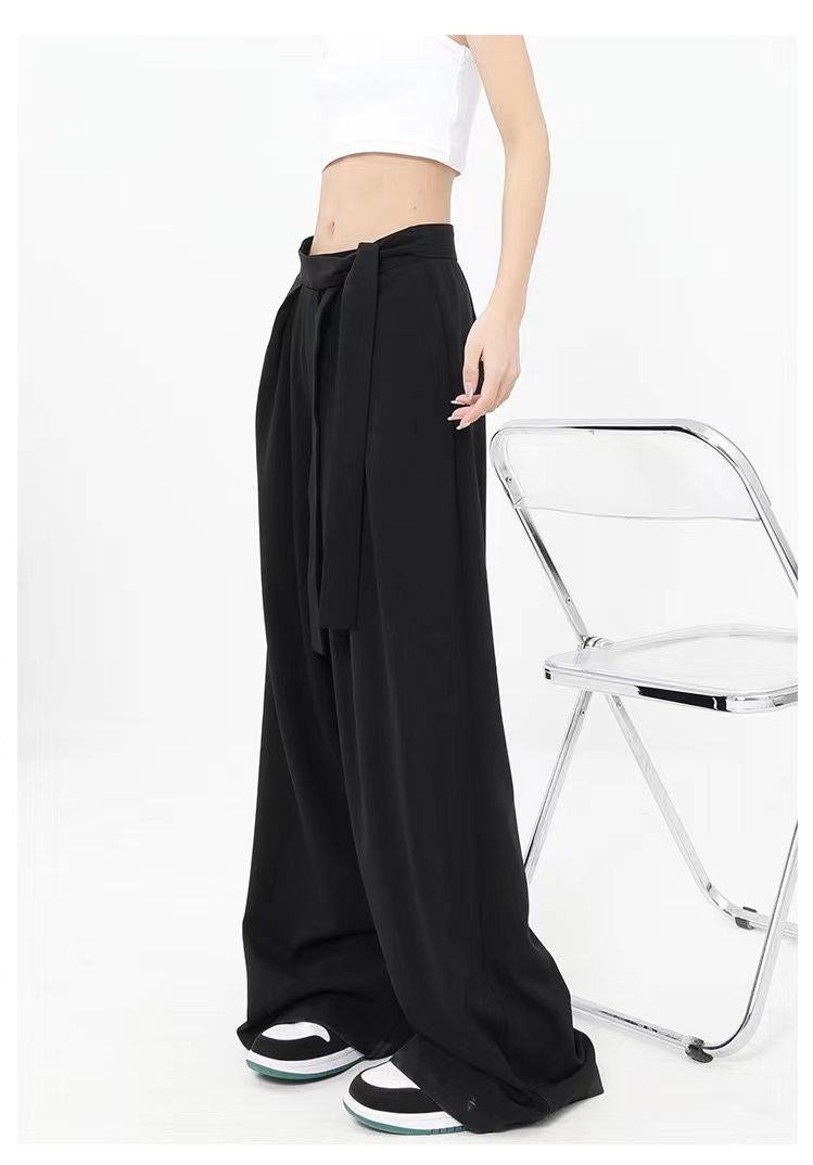 Tied Oversized Wide Leg Pants