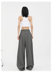 Tied Oversized Wide Leg Pants