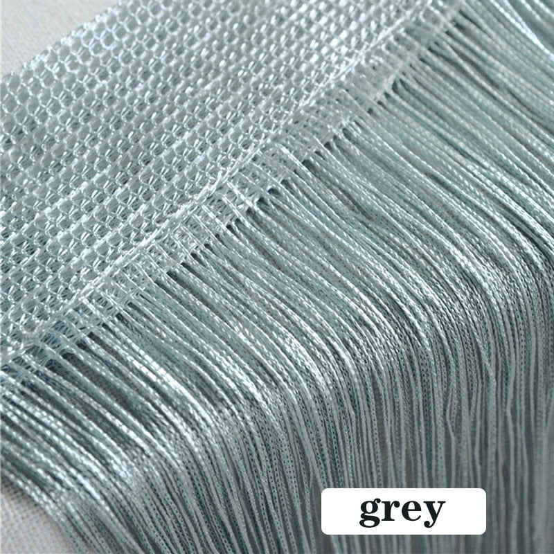 String Thread Curtains 100CM X 200CM Thread Curtains Screen Ribbon String Divider Blind for ...